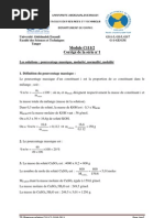 TD Chimie des Solutions : Exercices Corrigés | PDF