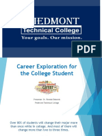 Career Exploration For The College Student