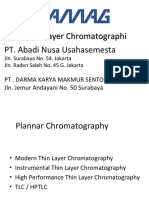 Thin Layer Chromatographi PT. Abadi Nusa Usahasemesta