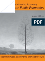 Nigar Hashimzade, Jean Hindriks, Gareth D. Myles - Solutions Manual To Accompany Intermediate Public Economics, Second Edition-The MIT Press (2013)