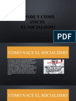 Como y Donde Nacio El Socialismo