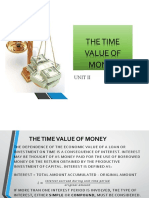 The Time Value of Money: Unit Ii