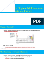 Module 2 - Introduction To Organic Molecules and Functional Groups