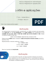 Função Afim e Aplicações PDF