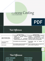 Process Costing: A Cost Accumulation Method