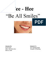 "Be All Smiles": Tee - Hee
