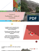 Lesson 6: Earthquake - Induced Landslide