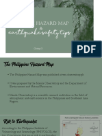Philippine Hazard Map &: Earthquake Safety Tips