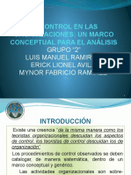 El Control en Las Organizaciones Grupo 2 Ingenieria de La Productividad