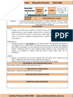 Abril - 2do Grado Educación Socioemocional (2019-2020)