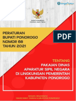 SALINAN PERBUP PAKAIAN DINAS 68 TAHUN 2021 Org