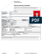 Formulir Aplikasi Pelamar