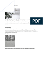 2.5 Measurement of Precipitation B. Snowfall: Snow Stakes