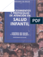 PRIMERO-Manual de Procedimientos y Protocolos de Atención en Salud Infantil para Centros de Salud y Puestos de Salud I (Profesionales de Salud)