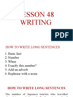 Lesson 48 - Writing