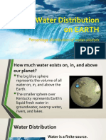 14 Water Distribution On Earth