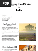 Emerging Rural Sector in INDIA