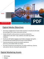 Brief Digital Media & Marketing Plan For Theme Parks & Amusement Parks