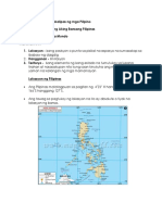 AP 5 - Kinalalagyan NG Aking Bansang Pilipinas (Lokasyon NG Pilipinas Sa Mundo)