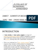 Subject Elements of Mechanical Topic: Two-Stroke Diesel Engine