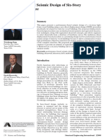 Performance-Based Seismic Design of Six-Story Woodframe Structure