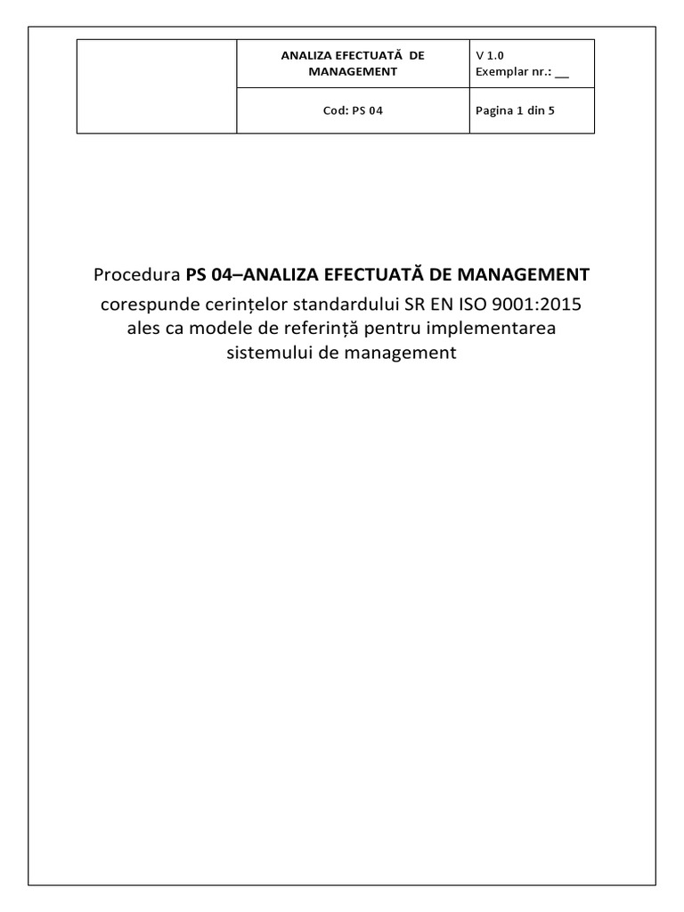 PS 04 - Analiza de Management | PDF