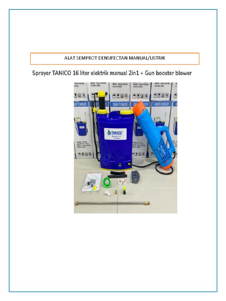 Alat Semprot Manual | PDF