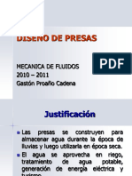 Diseño de Presas Fluidos