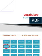 Vocabulary Revision 8-11