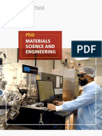 Phd-mse Material Science and Engineering 0