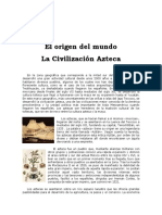 Anonimo - El Origen Del Mundo 4 _ Cosmogonia de La Civilizacion Azteca