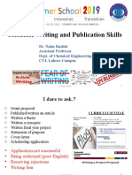 Writing A Research Article COMSATS