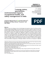 Offshore Wind Energy Status, Challenges, Opportunities, Environmental Impacts, Occupational Health, and Safety Management in India