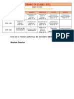 HORARIO DE CLASES 2021 PROF. ARROYO - Ultimo