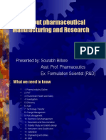 General Awareness and Knowledge of Pharmaceutical Industry