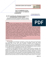 Measuring Quality of Wlan