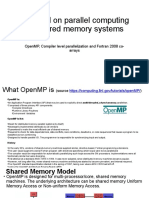 A Tutorial On Parallel Computing On Shared Memory Systems
