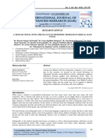 A Cross Sectional Study (Prevelance of Orthopedic Problems in Medical Staff in Ksa)