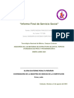 Informe Final de Servicio Social