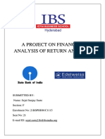 A Project On Financial Analysis of Return and Risk