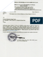 75. Penyampaian Survei Aktifitas Mahasiswa Di Masa Pandemi COVID-19