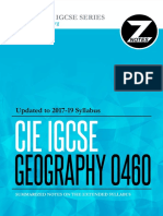 Caie Igcse Geography 0460 Theory