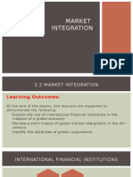 CO1 Topic 3 Market Integration