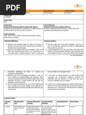 TEFL Assignment 1