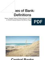 Types of Bank: Definitions