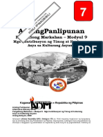 Aralingpanlipunan: Pangatlong Markahan - Modyul 9