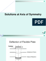 Solutions at Axis of Symmetry