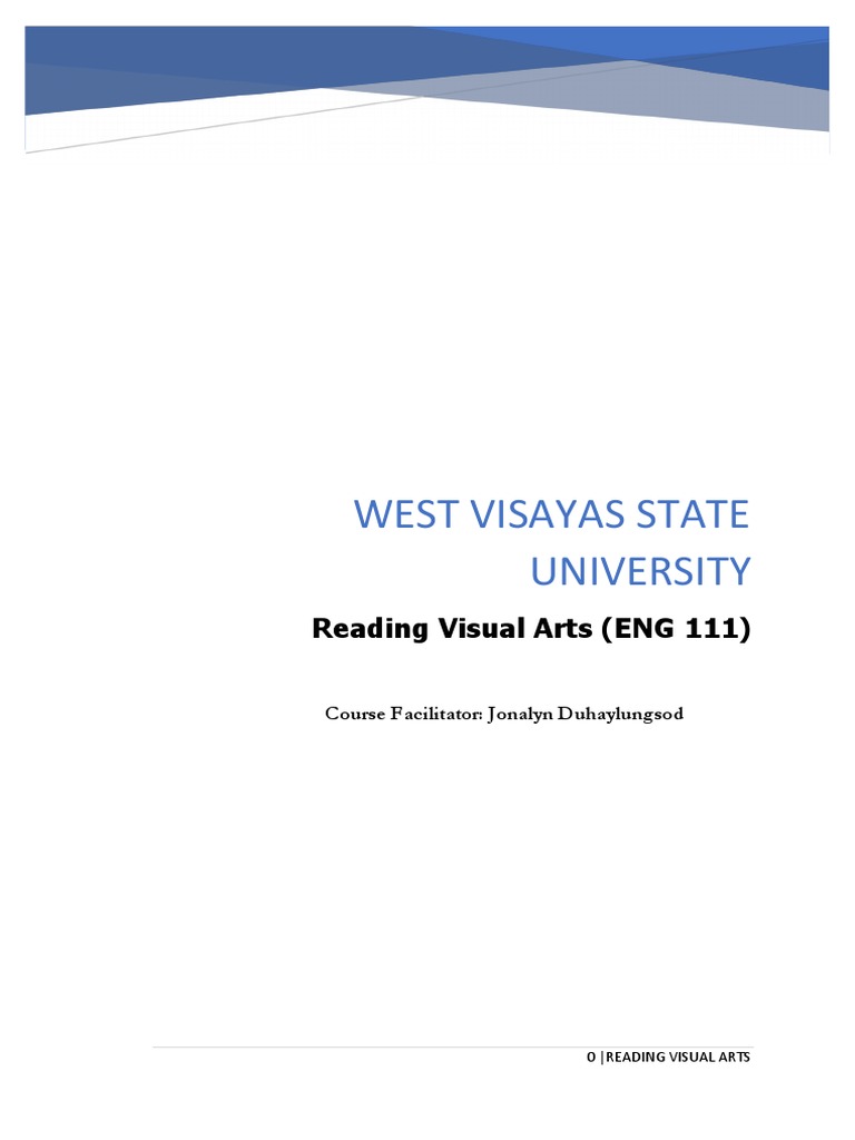 Reading Visual Arts Module Pdf Semiotics Prejudices
