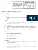 Standard Operating Procedure: Colour Coding