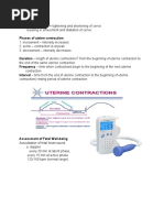 Labor Room Monitoring Sheet